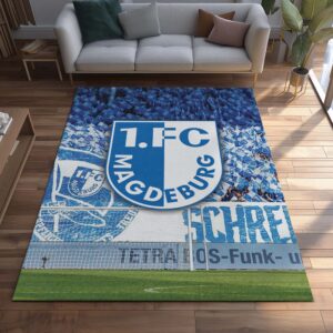 1. FC Magdeburg -  FCM Teppich 10 - Teppich für Fans