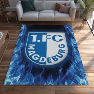 1. FC Magdeburg -  FCM Teppich 13 - Teppich für Fans