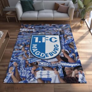 1. FC Magdeburg -  FCM Teppich 8 - Teppich für Fans