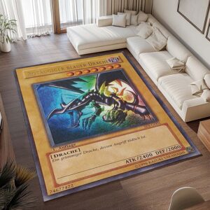 Alternative view of 2002 – LOB – Roteräugiger schwarzer Drache – 1. Auflage – PSA 10 Teppich - TOK
