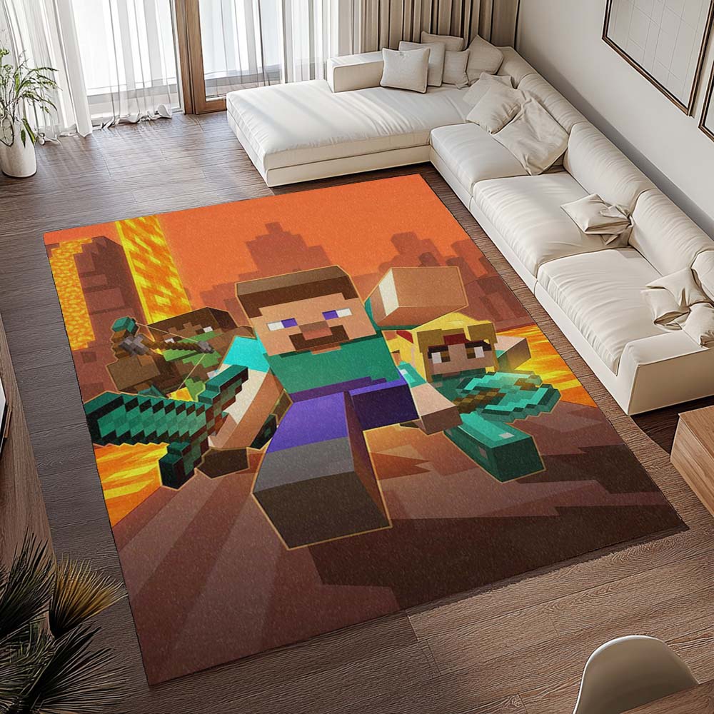 Alle Minecraft-Charaktere 02 Teppich - TOK – Bild 2