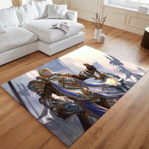 Alternative view of Anduin Wrynn Die Allianz-Armee World of Warcraft WOW Schlacht um Azeroth Teppich - TOK