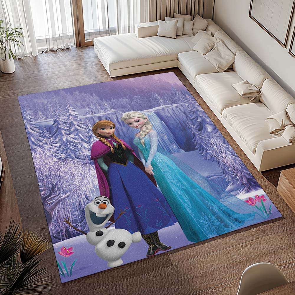 Anna Elsa Olaf Die Eiskönigin - Frozen Disney 1002 Teppich - TOK – Bild 2