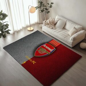 Arsenal FC Premier League Roter Hintergrund Teppich