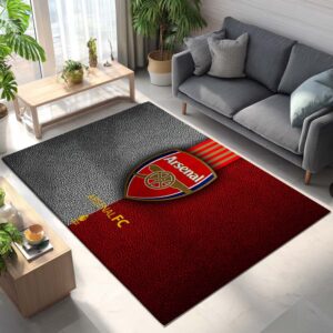Alternative view of Arsenal FC Premier League Roter Hintergrund Teppich