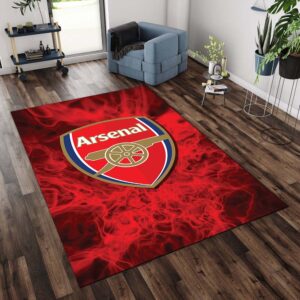 Arsenal FC Rotes Feuer 01 Teppich