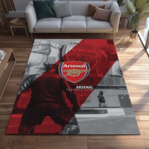 Alternative view of Arsenal FC Spielfeld Teppich
