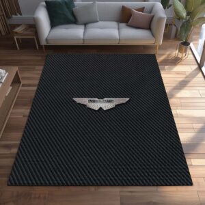 Alternative view of Aston Martin Carbon Teppich - Teppich mit Automotiv-Motiv