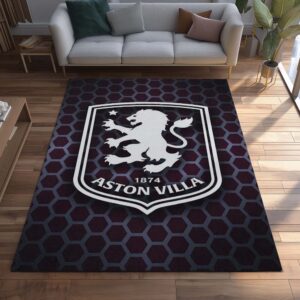Alternative view of Aston Villa FC 1874 Fußballclub 09 Teppich
