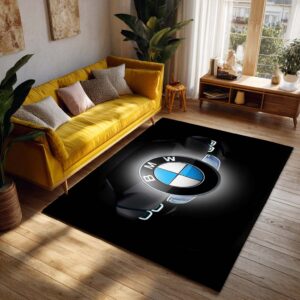 Alternative view of BMW Dark Background Teppich - Teppich mit Automotiv-Motiv