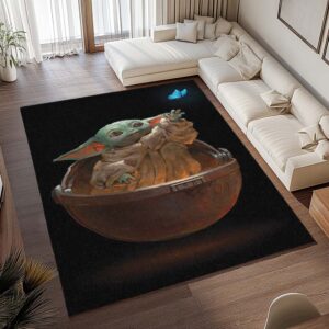 Alternative view of Baby Yoda Grogu Star Wars 13 Teppich - TOK