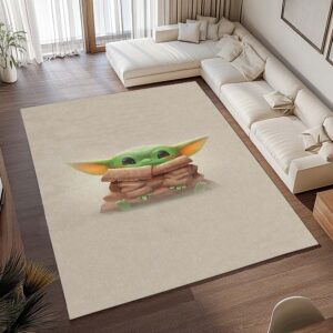 Alternative view of Baby Yoda Grogu Star Wars 9 Teppich - TOK
