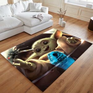 Alternative view of Baby Yoda Star Wars 4 Teppich - TOK