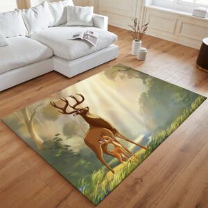 Alternative view of Bambi und sein Vater Teppich - TOK
