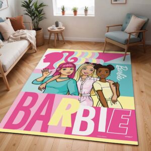 Barbie – Drei Mädchen Teppich - TOK