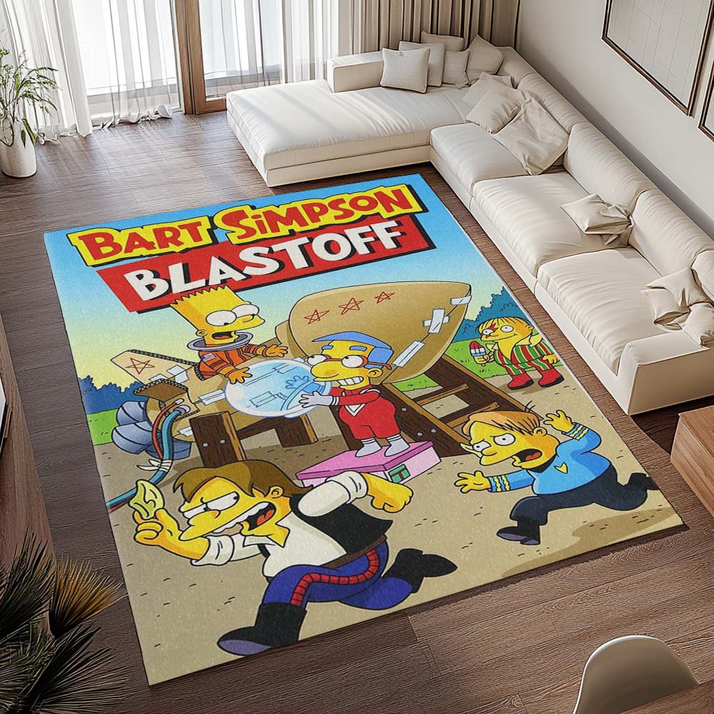 Bart Simpson – Raketenstart Teppich - TOK – Bild 2