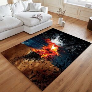 Alternative view of Batman Feuriger Himmel Teppich - TOK
