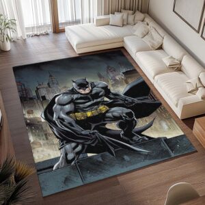 Alternative view of Batman Held in der dunklen Nacht 01 Teppich - TOK