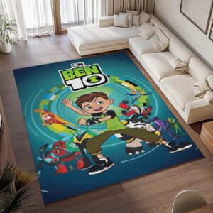Alternative view of Ben 10 – Alle Charaktere 10 Teppich - TOK