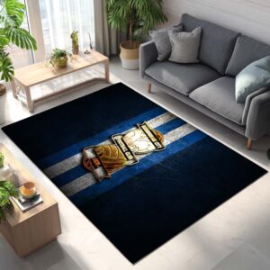 Alternative view of Birmingham City FC EFL Championship Blaues Metall Teppich