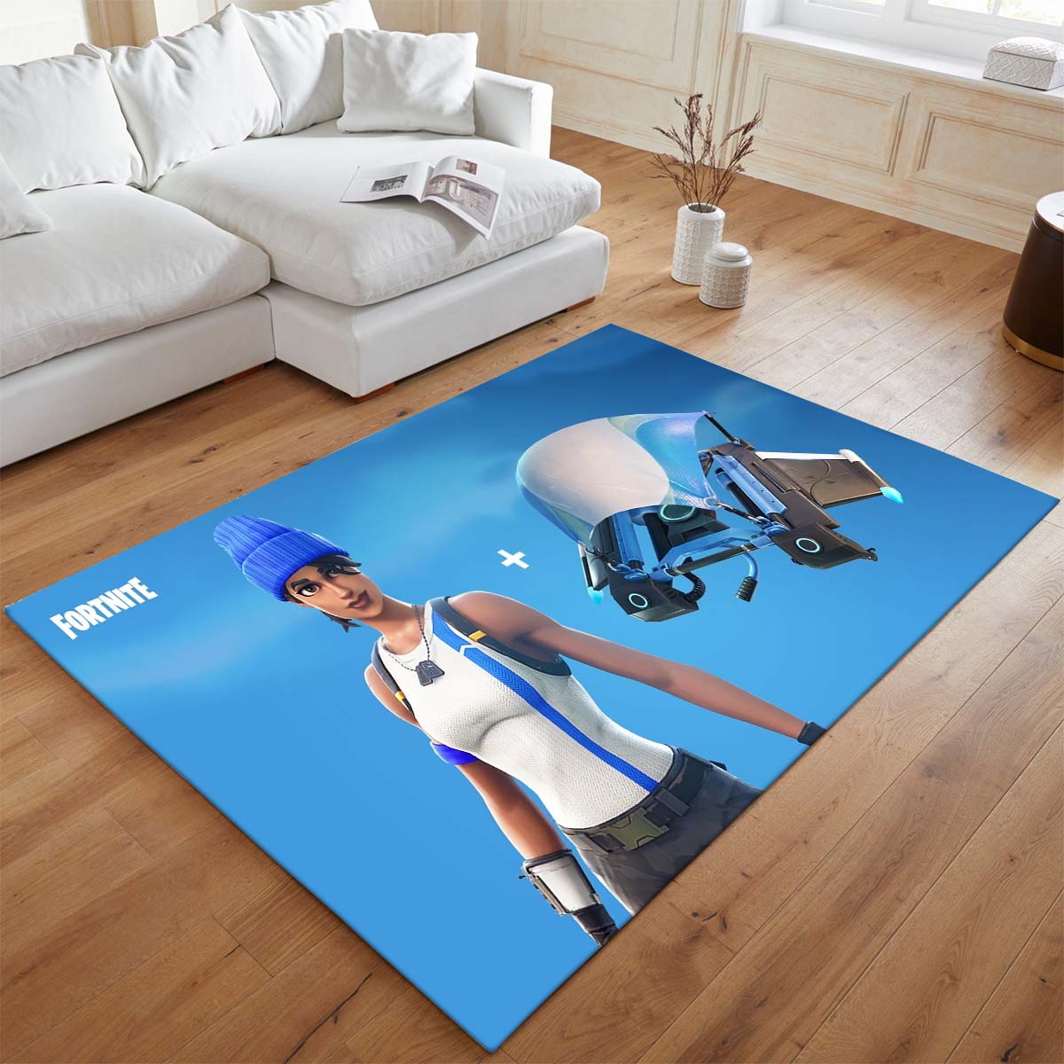 Blauteam-Anführer-Skin Fortnite Teppich - TOK – Bild 2