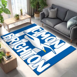 Alternative view of Brighton & Hove Albion Fußballclub 18 Teppich