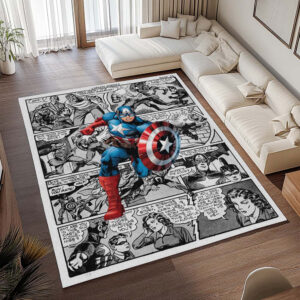 Alternative view of Captain America – Marvel 09 Teppich - TOK