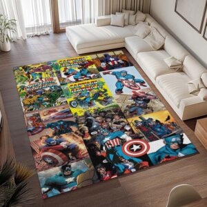 Alternative view of Captain America – Superhelden Teppich - TOK