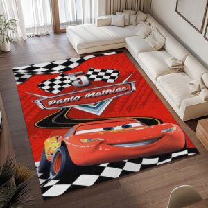 Alternative view of Cars 95 – Lightning McQueen 12 Teppich - TOK
