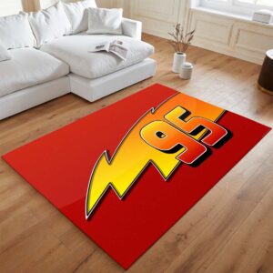 Alternative view of Cars 95 – Lightning McQueen 9 Teppich - TOK
