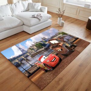 Alternative view of Cars – Lightning McQueen und Hook in Paris Teppich - TOK