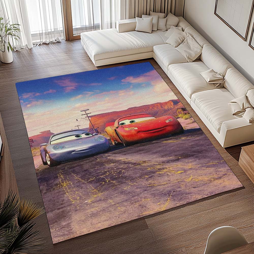Cars – Lightning McQueen und Sally Carrera Teppich - TOK – Bild 2