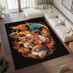 Alternative view of Glurak Pokémon - Charizard Pokemon Teppich - TOK