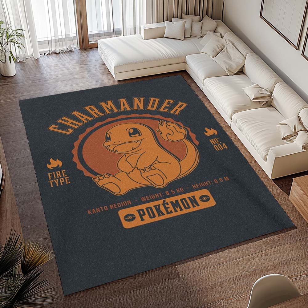 Glumanda Feuer-Pokémon - Charmander Fire Pokemon 6 Teppich - TOK – Bild 2