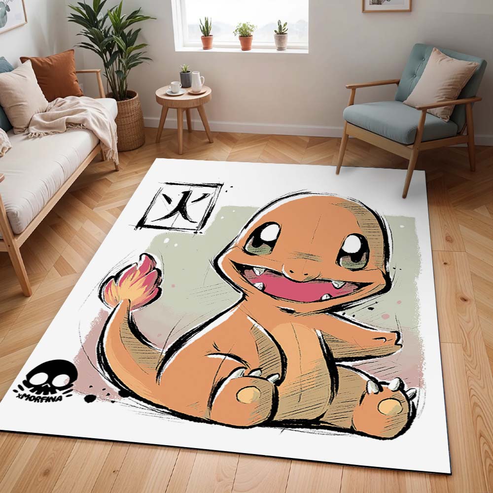 Glumanda Pokémon - Charmander Pokemon 2 Teppich - TOK