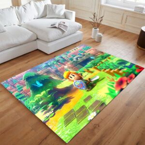 Alternative view of Chibi Link Die Legende von Zelda Teppich - TOK