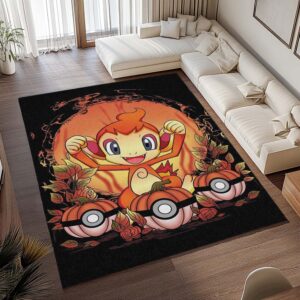 Alternative view of Panflam Pokémon - Chimchar Pokemon Teppich - TOK