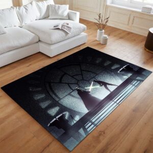 Alternative view of Darth Vader gegen Luke Skywalker Star Wars Teppich - TOK