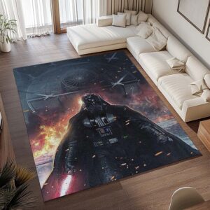 Alternative view of Darth Vader mit Feuer Star Wars 1005 Teppich - TOK