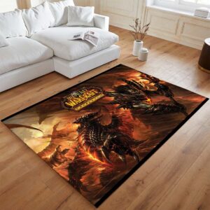 Alternative view of Todesschwinge der Zerstörer World of Warcraft 3 Teppich - TOK