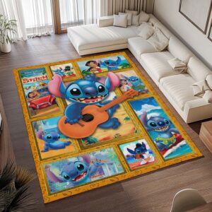 Alternative view of Disney Lilo & Stitch Gitarre Teppich - TOK