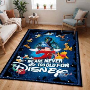 Disney – Micky Maus – Wir sind nie zu alt für Disney Teppich - TOK