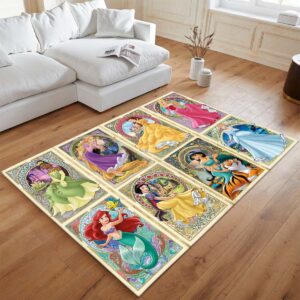 Alternative view of Disney Prinzessin 14 Teppich - TOK