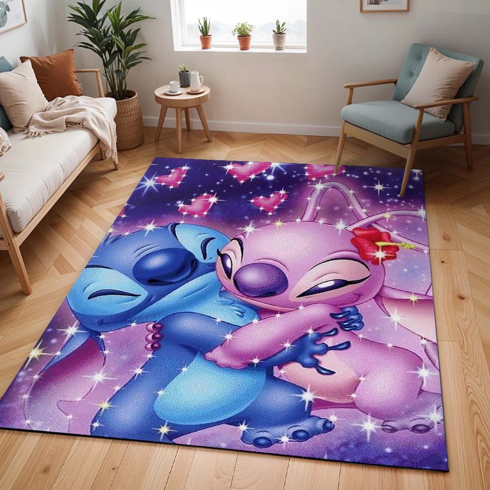 Disney Stitch und Angel verliebt Teppich - TOK