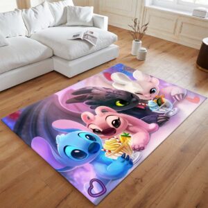Alternative view of Disney Stitch und Ohnezahn Teppich - TOK