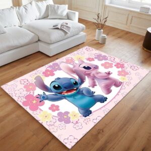 Alternative view of Disney Stitch und Angel 11 Teppich - TOK