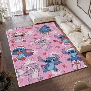 Alternative view of Disney Stitch und Angel 4 Teppich - TOK