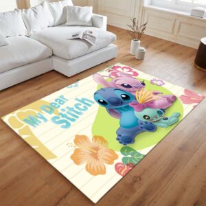 Alternative view of Disney Stitch und Angel 6 Teppich - TOK