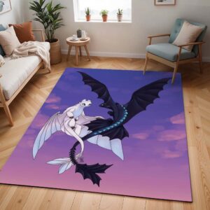 Drachen – Ohnezahn und Tagschatten 10 - Dragons Teppich - TOK