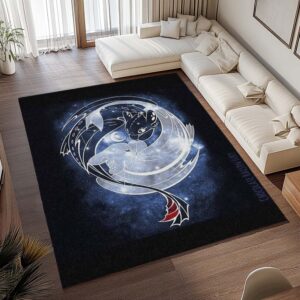 Alternative view of Drachen – Ohnezahn und Tagschatten 7 - Dragons Teppich - TOK